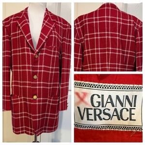 Versace! Vintage Gianni Versace wool/ cashmere blazer